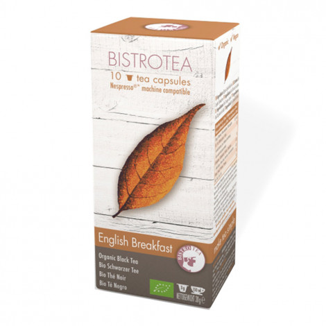 Bio-Teekapseln für Nespresso®-Maschinen Bistro Tea English Breakfast, 10 Stk.