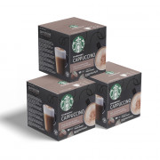 Kavos kapsulių rinkinys Dolce Gusto® aparatams Starbucks „Cappuccino“, 3 x 6 + 6 vnt.