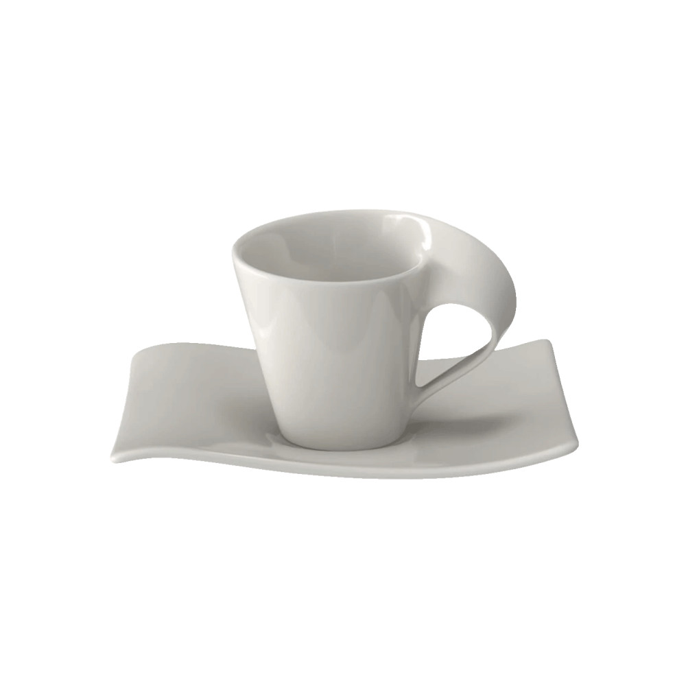 Villeroy & Boch NEW WAVE CAFFÈ 6er Set Cappuccino Tassen 250ml weiß ab