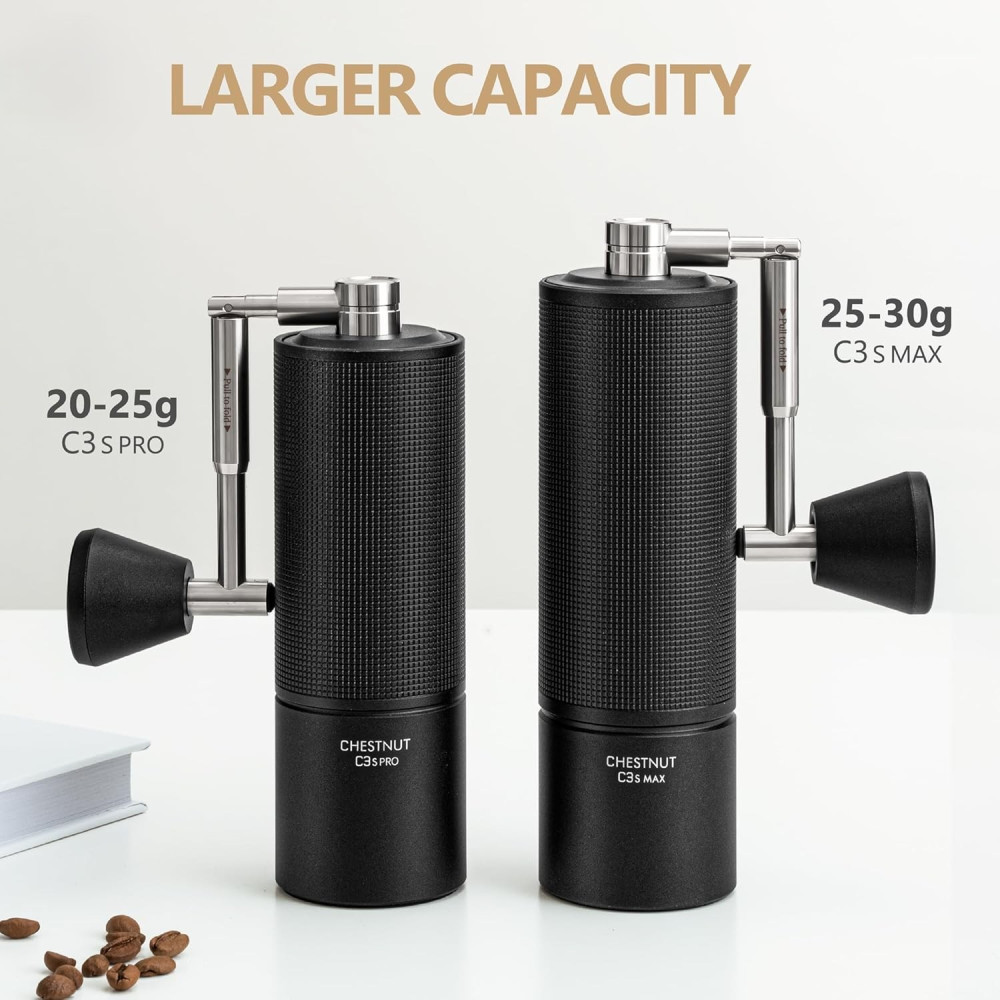 TIMEMORE Chestnut C3S Max Black Koffiemolen handmatig - Zwart