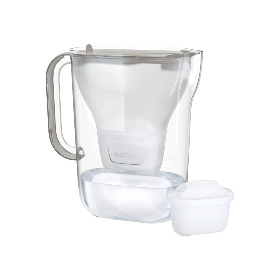 BRITA Style Essential MXPRO LED Waterfilterkan, 2,4 l - Beige