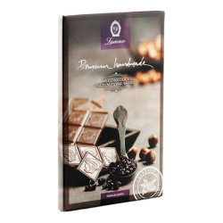Melkchocolade met hazelnoten en rozijnen “Laurence”, 80gr