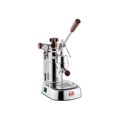 La Pavoni Professional Lusso Wooden Handles manuaalinen espressokeitin