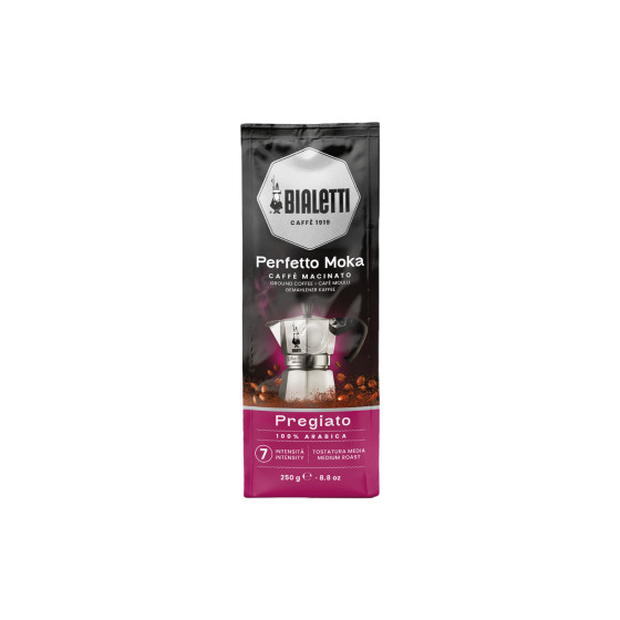 Malt kaffe Bialetti Perfetto Moka Pregiato, 250 g | Kaffe | Kontorsexperten