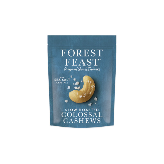 Forest Feast långsamt rostade kolossala cashewnötter, 120 g