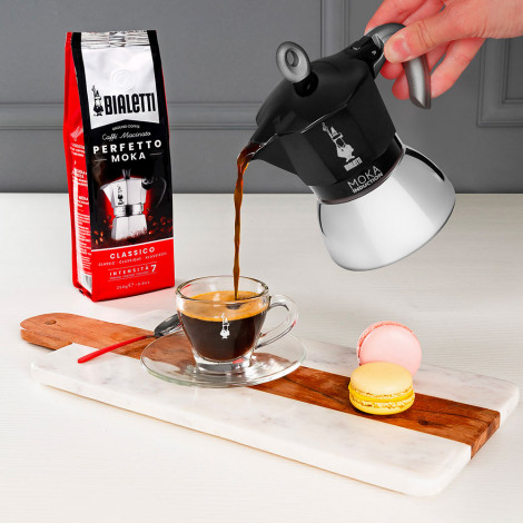 Espressokann Bialetti New Moka Induction 4-cup Black