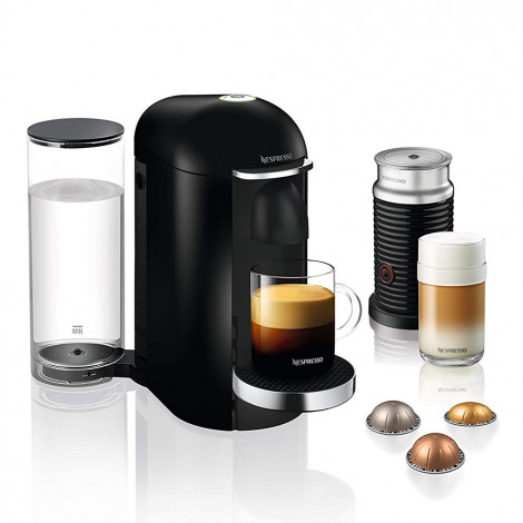 Nespresso VertuoPlus XN902840 Coffee Pod Machine + Aeroccino Milk Frother