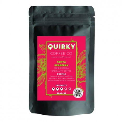 Coffee beans Quirky Coffee Co “Kenya Peaberry”, 1 kg