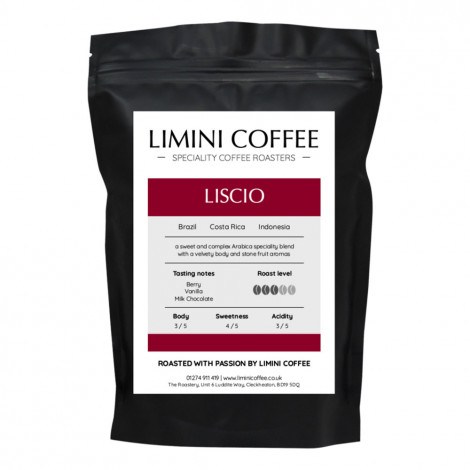Coffee beans Limini Coffee Liscio, 1 kg