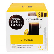 Dolce Gusto® koneisiin sopivat kahvikapselit NESCAFÉ Dolce Gusto Grande, 30 kpl.