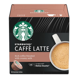 Koffiecapsules geschikt voor Dolce Gusto® “Starbucks® Caffe Latte by Nescafé Dolce Gusto®”, 12 st.