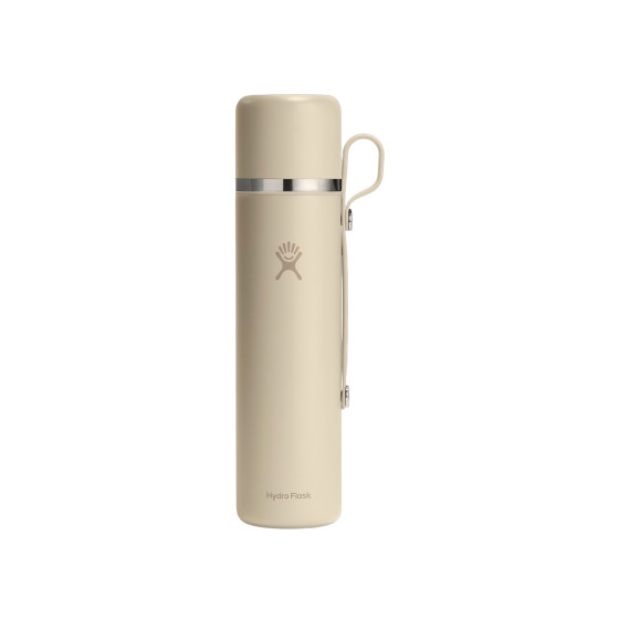 Hydroflask Hot Flask &amp; Cup Oat Thermal Bottle with a Cup, 1064 ml