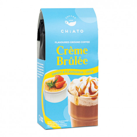 Crème brûlée-flavoured ground coffee CHiATO Crème Brûlée, 250 g