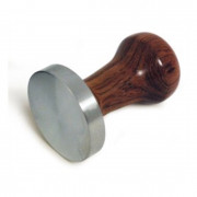 Stainless steel tamper with wooden handle Motta, 58 mm