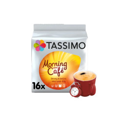 Kahvikapselit Tassimo Morning Cafe (yhteensopiva Bosch Tassimo -kapselikeitinten kanssa), 16 kpl.