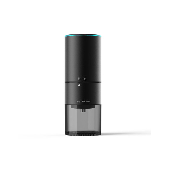 Joy Resolve Groove Compact Battery-Powered Coffee Grinder - Black