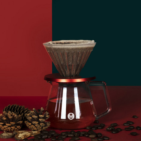 Kahvin valmistuspakkaus TIMEMORE ”Limited Edition Festival Red C3 Pour Over”
