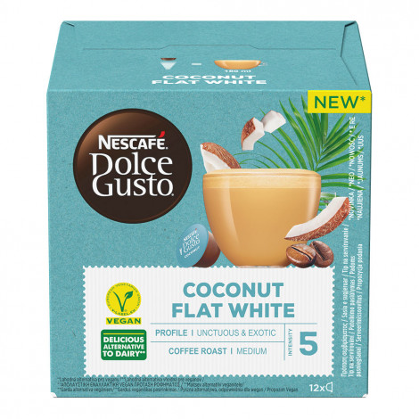 Capsules de café NESCAFÉ® Dolce Gusto® Coconut Flat White, 12 pièces. -  Coffee Friend