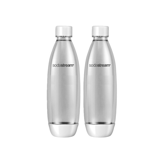 Bottles SodaStream Fuse White (suited For SodaStream Sparkling Water Makers), 2 X 1 L