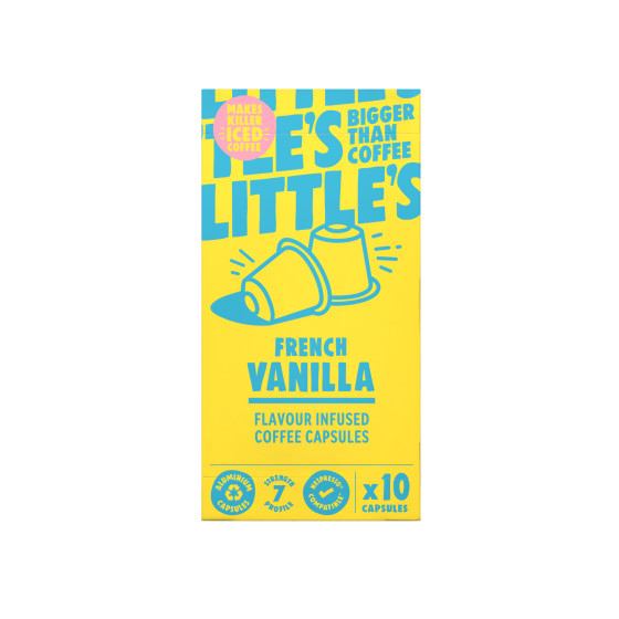 Little's French Vanilla smaksatt kaffe i kaffekapslar kompatibla med Nespresso&reg;, 10 st.