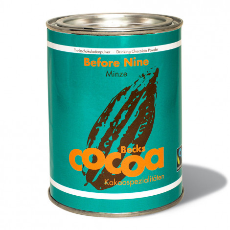 Biologische cacao Becks Cacao “Before Nine” with mint, 250 g
