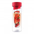 Water bottle Asobu Flavour it Red/Red, 480 ml