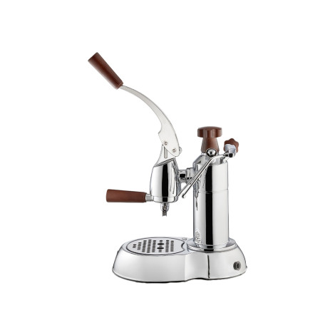 La Pavoni Stradivari Lusso Wooden Handles – Manual-lever espresso machine