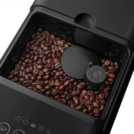 Kaffeemaschine Smeg „50’s Style Silver Black BCC02BLMEU“