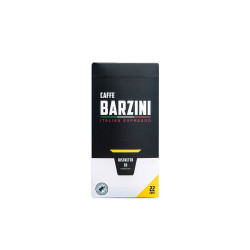 Kaffekapslar kompatibla med Nespresso® Caffe Barzini Ristretto, 22 kpl.