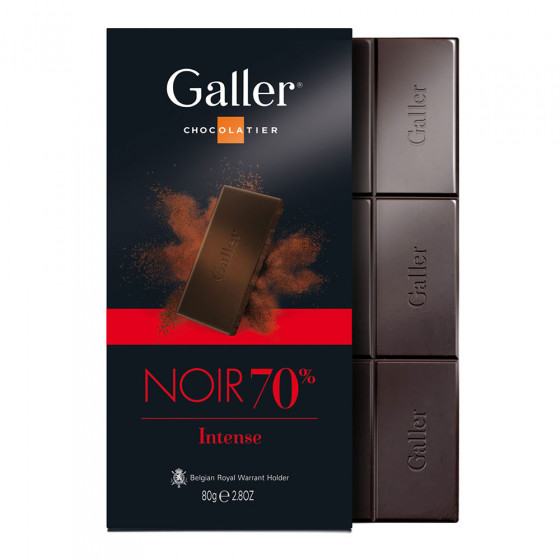 Šokolado plytelė Galler „Dark 70%“, 80 g Šokolado plytelė Galler „Dark 70%“, 80 g