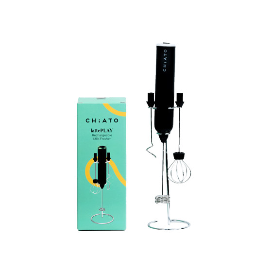 CHiATO lattePLAY Mjölkskummare – Svart