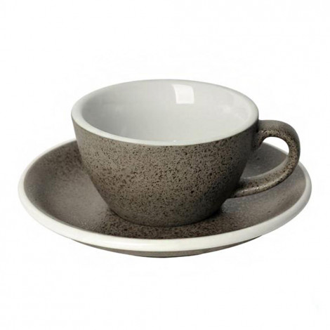 Flat White cup with a saucer Loveramics “Egg Granite”, 150 ml
