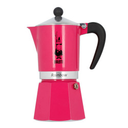 Coffee maker Bialetti “Rainbow 6 cups Fuchsia”