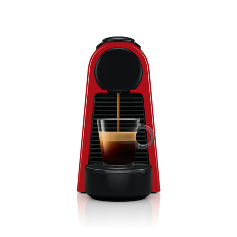 Atnaujintas kavos aparatas Nespresso Essenza Mini Triangle Red