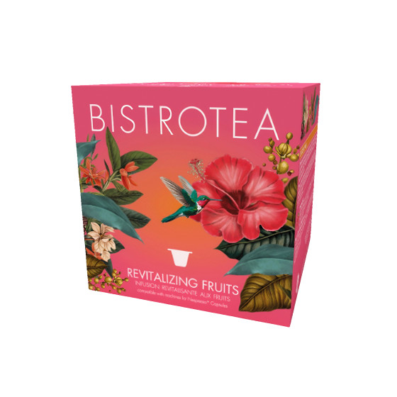 Bio-Teekapseln für Nespresso®-Maschinen Bistro Tea Fruit Berry, 50 Stk.