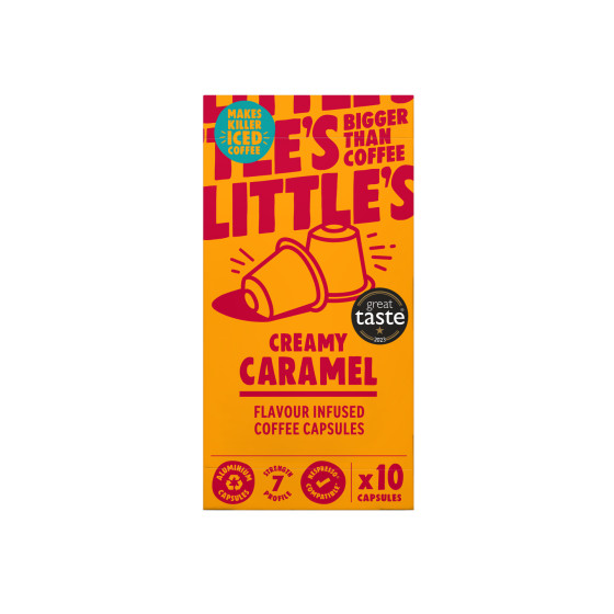 Little's Creamy Caramel smaksatt kaffe i kaffekapslar kompatibla med Nespresso&reg;, 10 st.