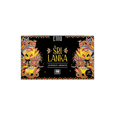 Juodoji arbata ETNO Šri Lanka, 20 vnt.