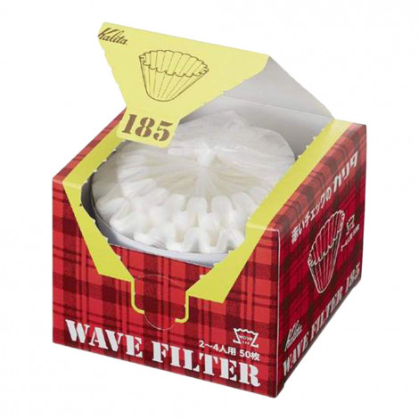 Paper filters Kalita Wave #185 White, 50 pcs.