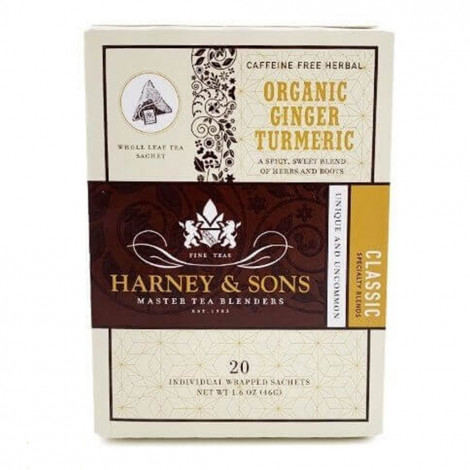 Tēja Harney & Sons Organic Ginger Turmeric, 20 gab.