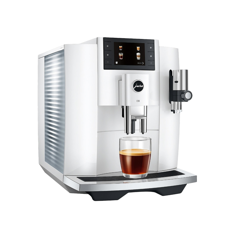 Ekspres Automatyczny JURA E8 Piano White EC Bia y Ekspres Automatyczny JURA E8 Piano White EC Bia y