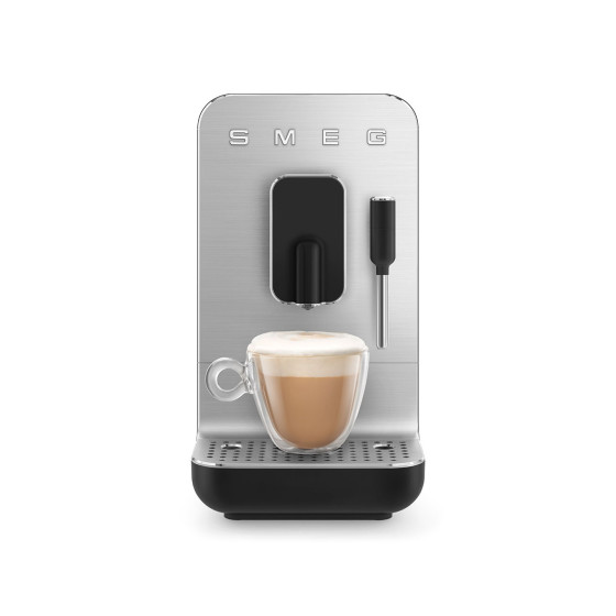 Smeg BCC02BLMUK 50's Style Bean To Cup Coffee Machine - Black