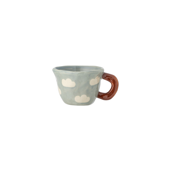 Bloomingville Mini Blue Stoneware Clouds Nini kopp, 110 ml