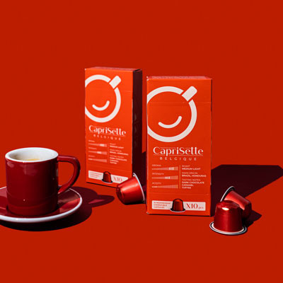 Kaffeekapseln für Nespresso® Maschinen Caprisette Belgique, 3 x  10 Stk.