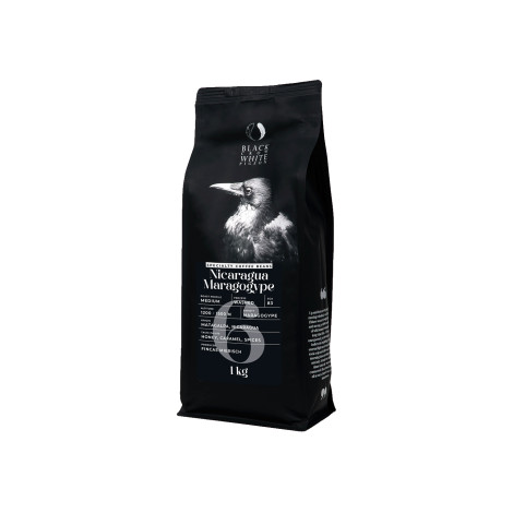 Spezialitätenkaffee Bohnen Black Crow White Pigeon Nicaragua Maragogype, 1 kg