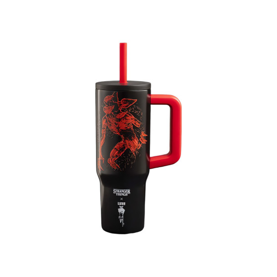 Bialetti Stranger Things -Termosmuki Pillillä Ja Kahvalla, 900 Ml