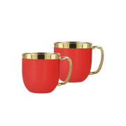 Cups Homla SINNES Red, 2 pcs. x 260 ml