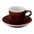 Espresso cup with a saucer Loveramics Egg Brown, 80 ml