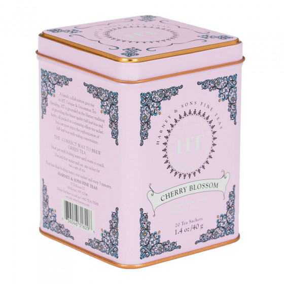 Žalioji arbata Harney & Sons „Cherry blossom“, 20 vnt.
