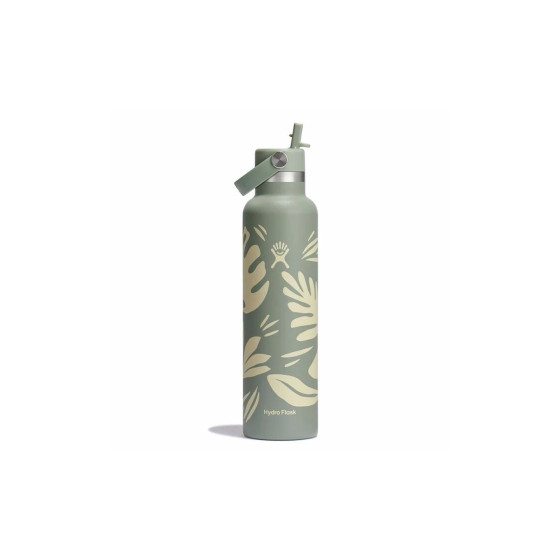 Hydro Flask Standard Mouth Flex Straw Cap Botanical Bliss termosflaska, 620 ml