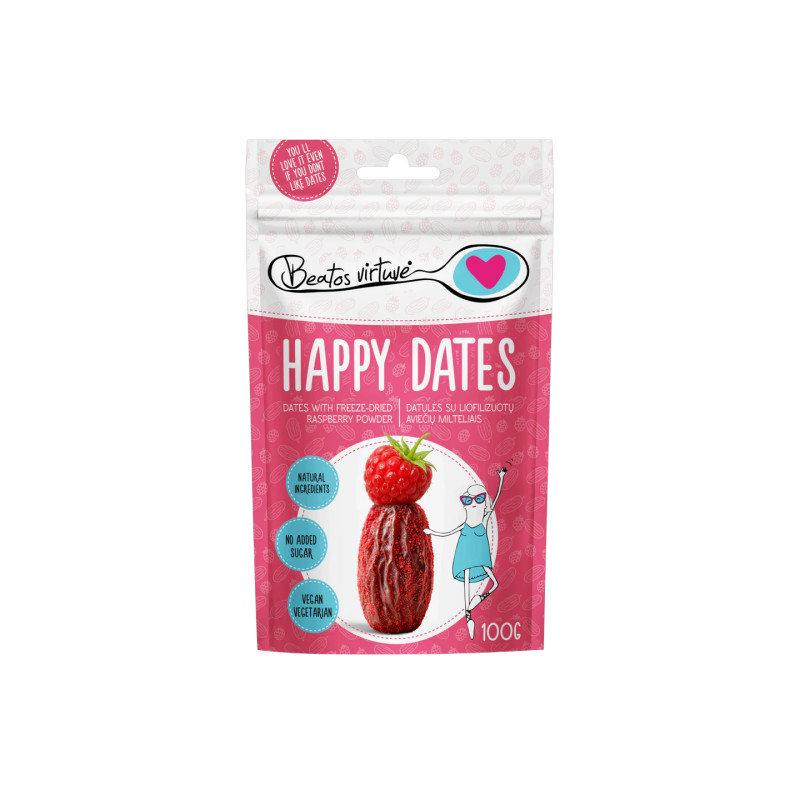 Beatos virtuvė Happy Dates Dates with Raspberries | Coffee Friend